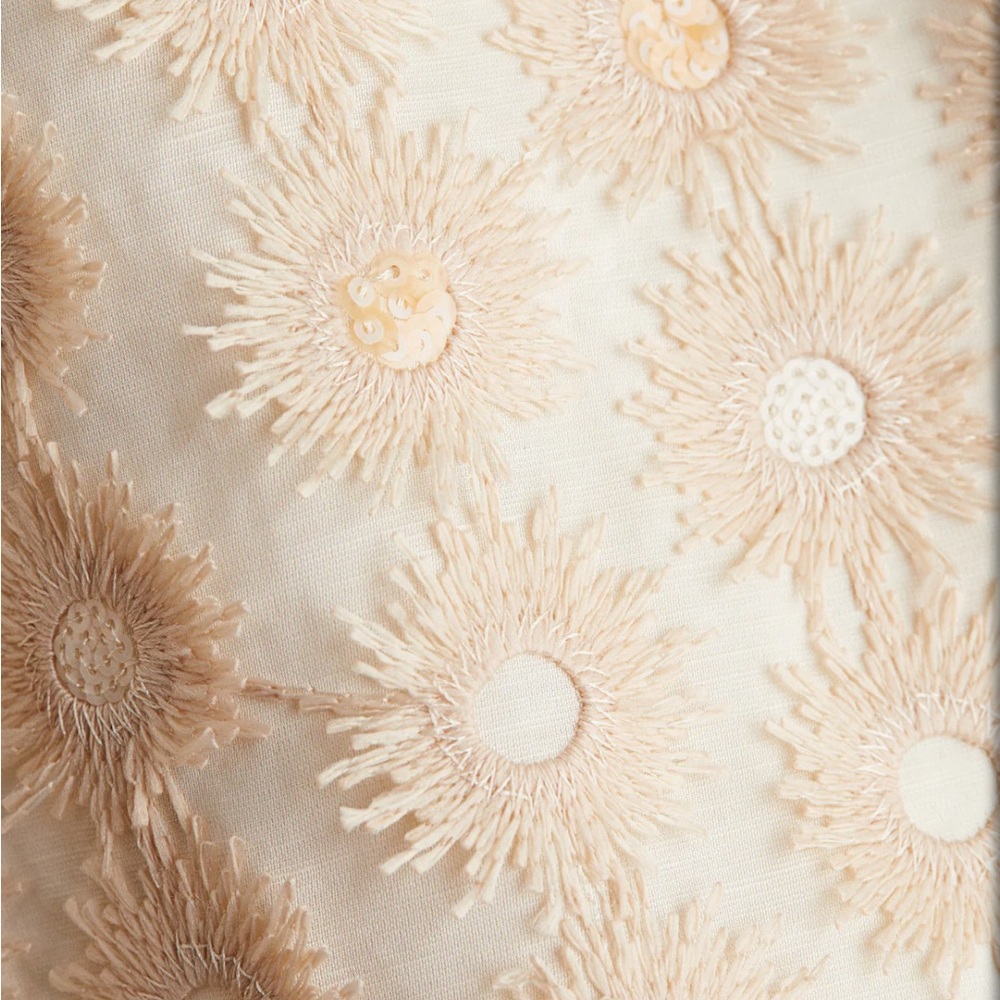 H&M Cream Textured Mini Dress - Picture 3 of 4